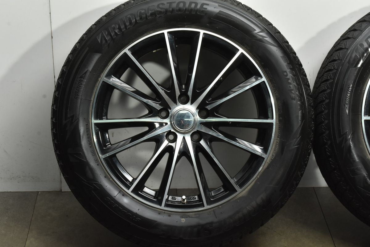 程度良好品】カシーナ FV-7 18in 7.5J +45 PCD114.3 ブリヂストン 