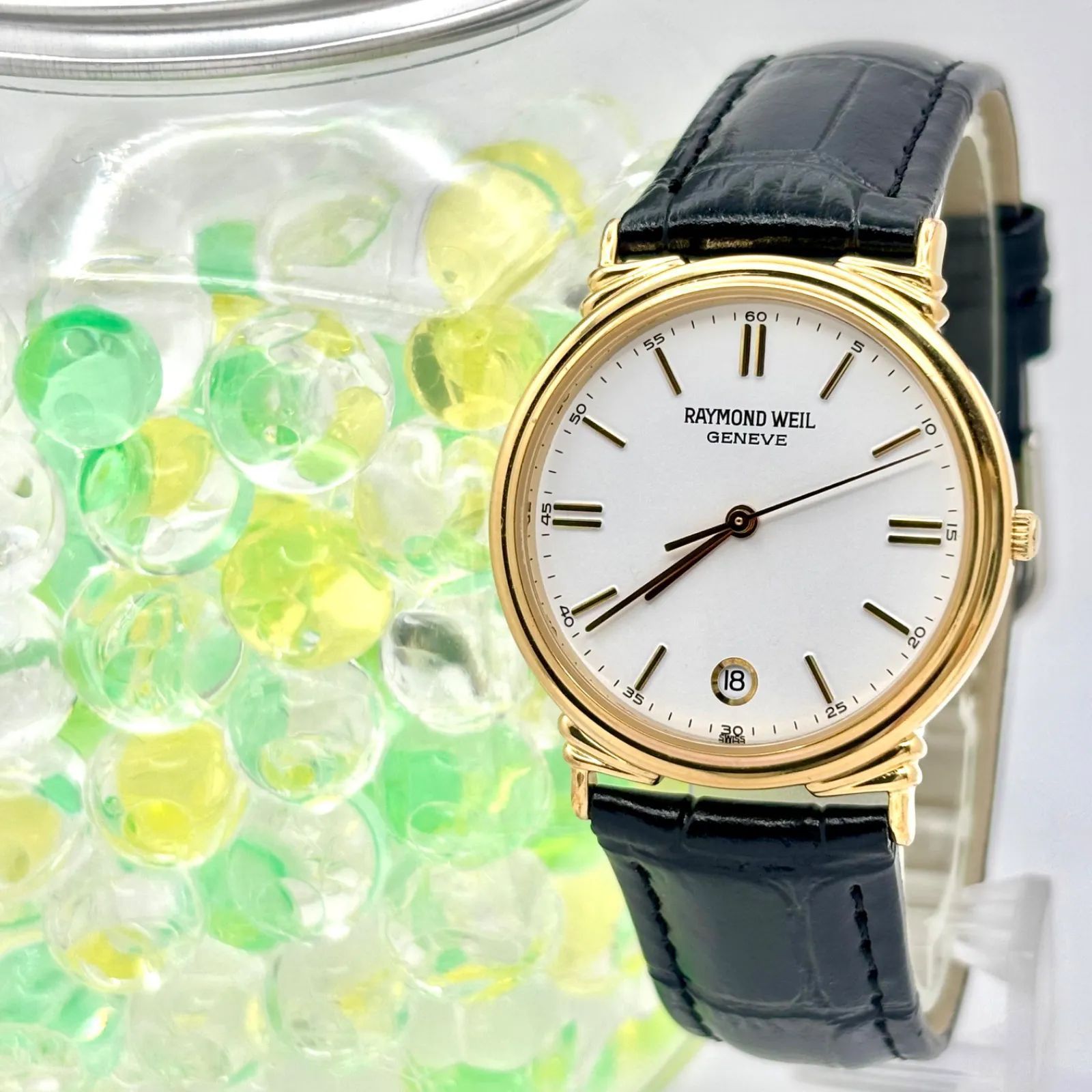 新品電池】RAYMOND WEIL レイモンドウィル メンズ 腕時計 ゴールド