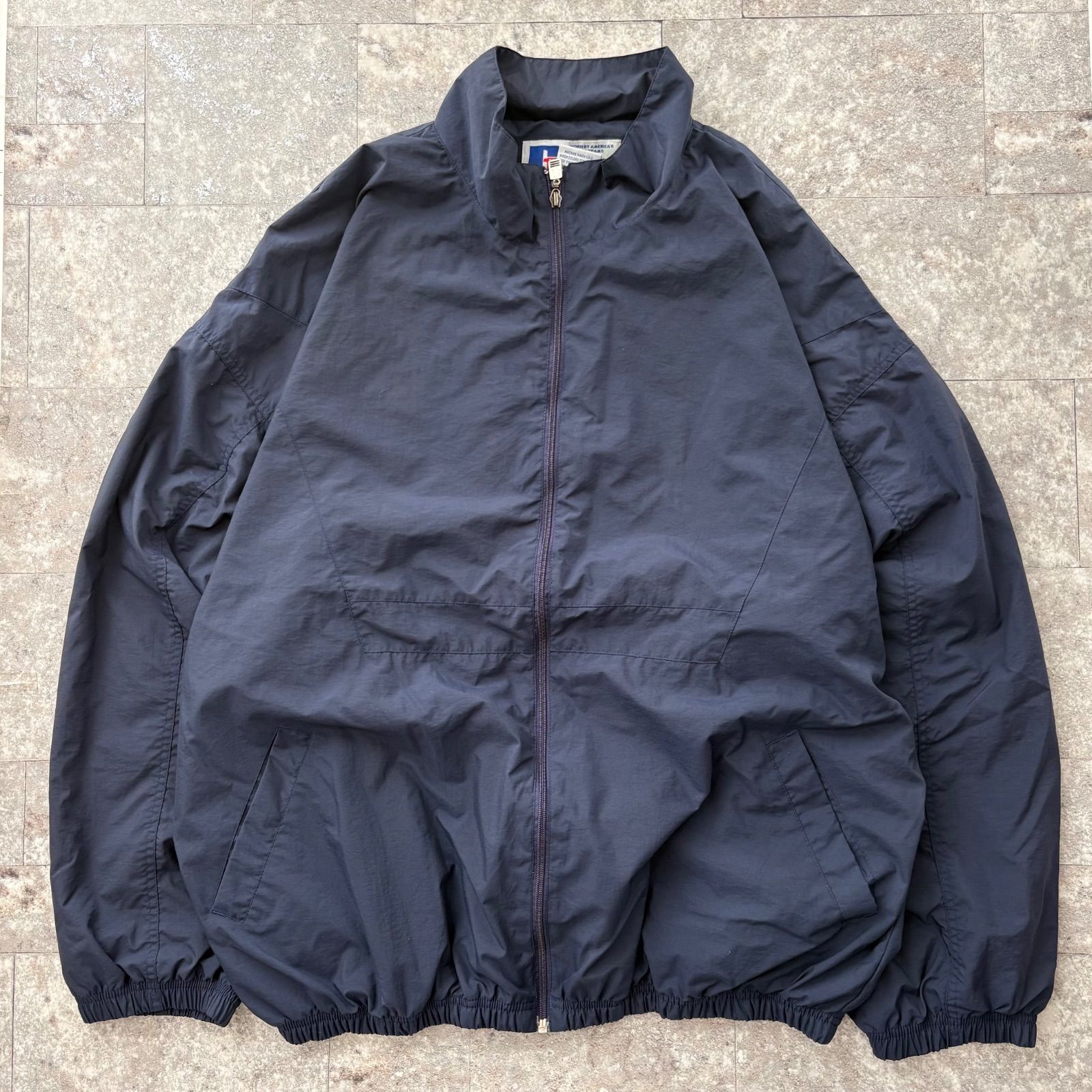 RUSSELL ATHLETIC ナイロンジャケット テック系 フルジップ 3XL 
