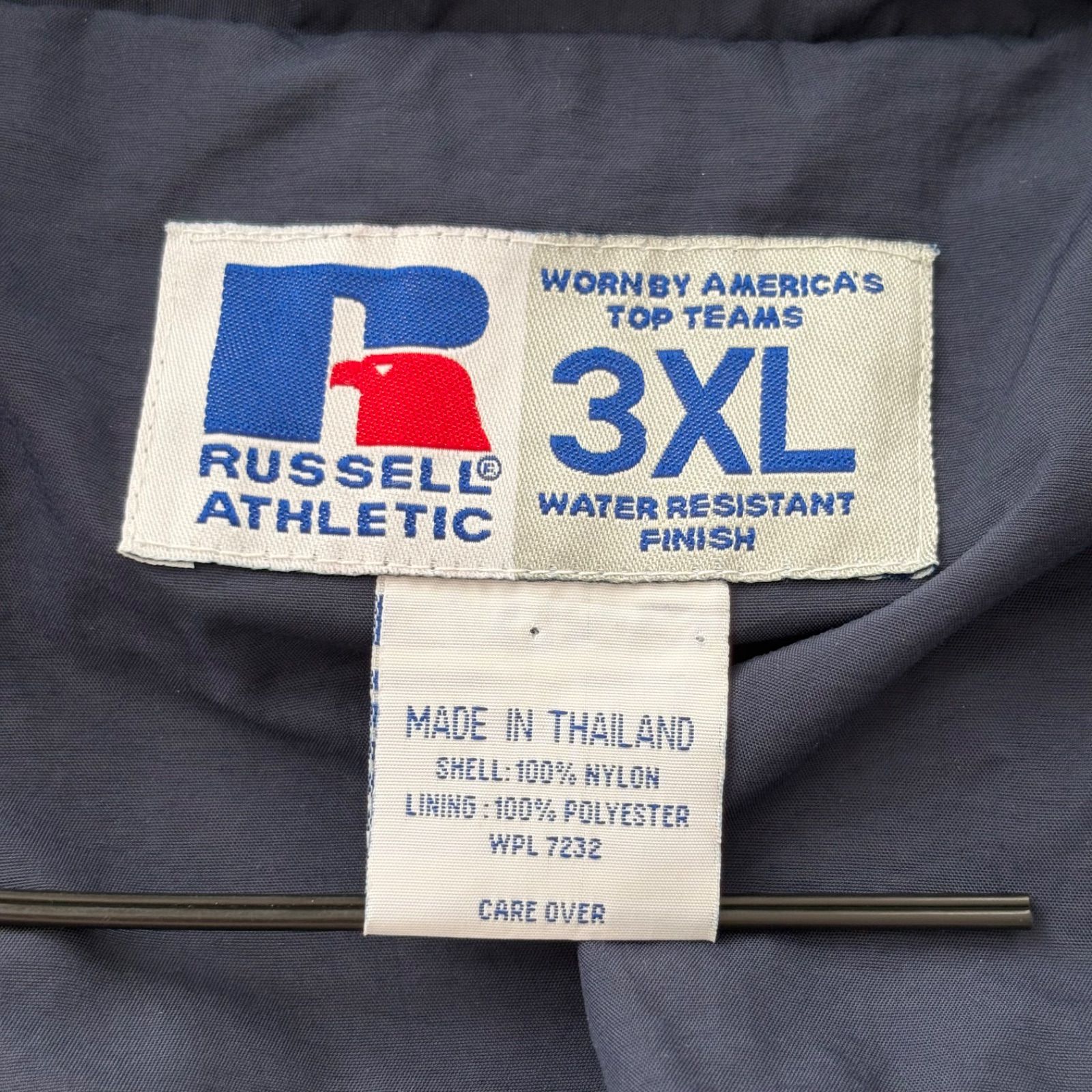 RUSSELL ATHLETIC ナイロンジャケット テック系 フルジップ 3XL 