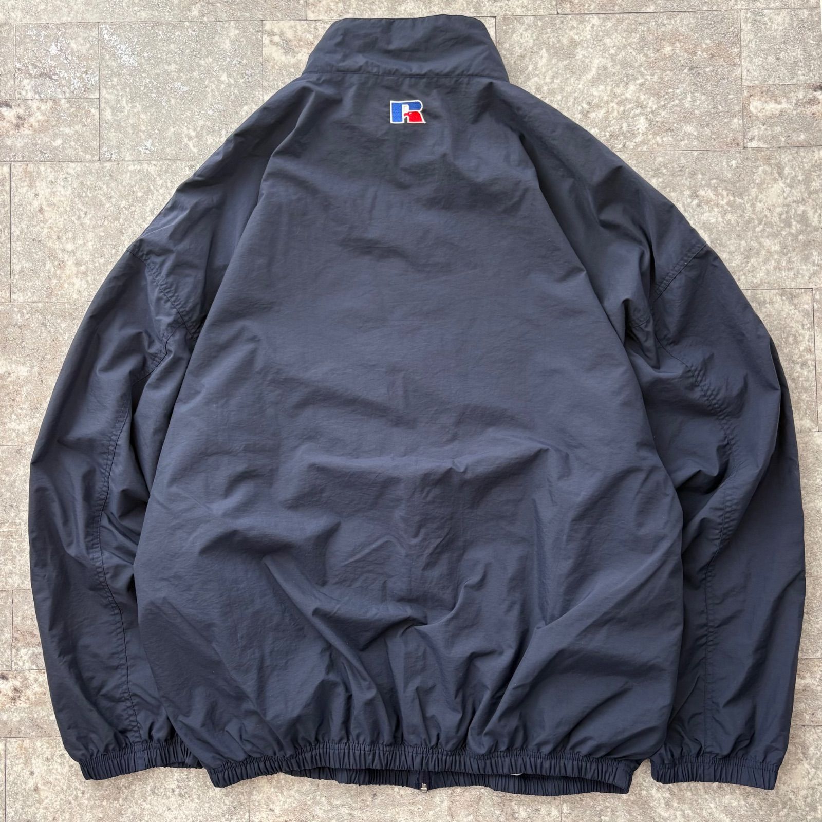 RUSSELL ATHLETIC ナイロンジャケット テック系 フルジップ 3XL 