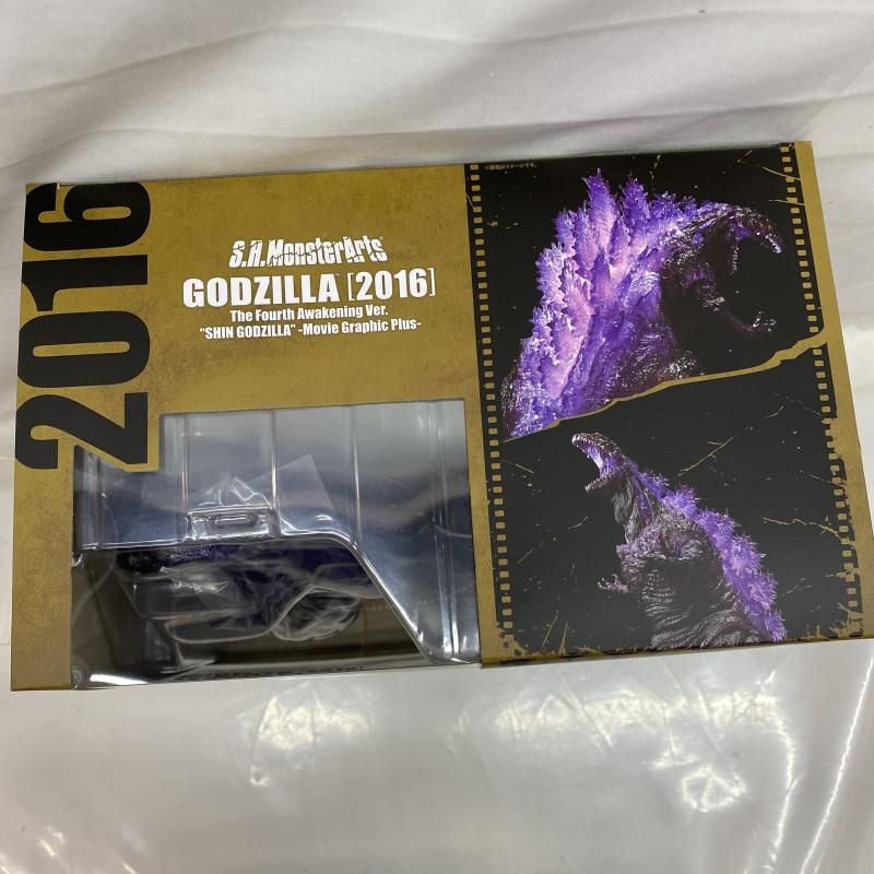 中古】未開封)S.H.MonsterArts ｺﾞｼﾞﾗ (2016) 第4形態覚醒Ver. 『ｼﾝ