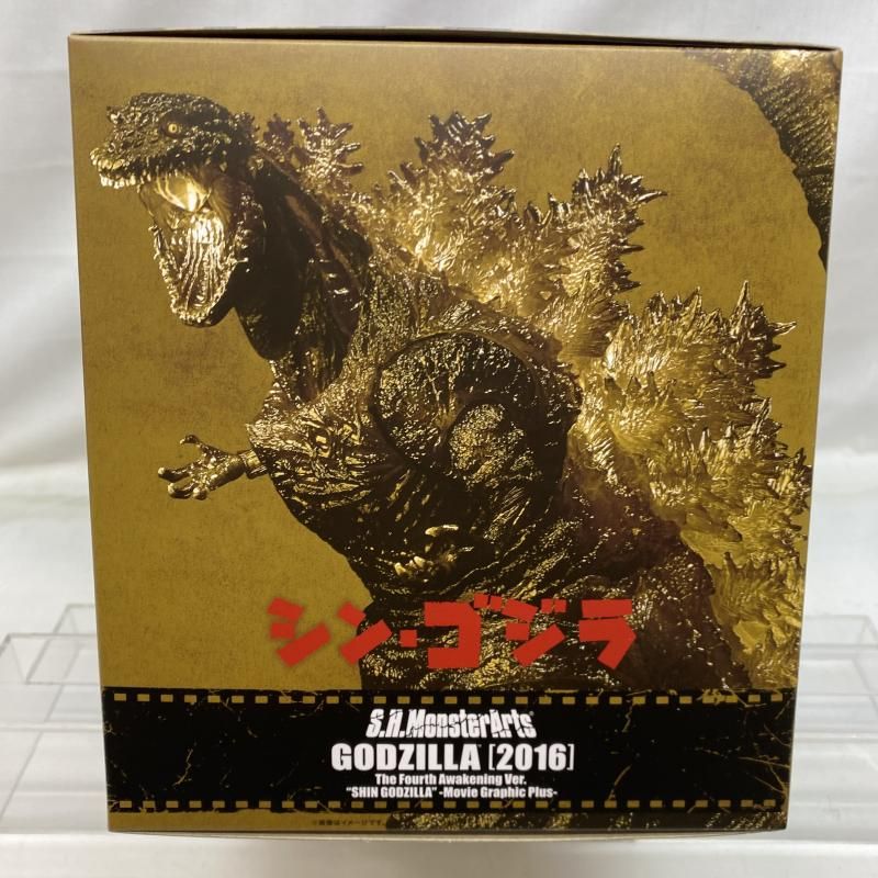 中古】未開封)S.H.MonsterArts ｺﾞｼﾞﾗ (2016) 第4形態覚醒Ver. 『ｼﾝ