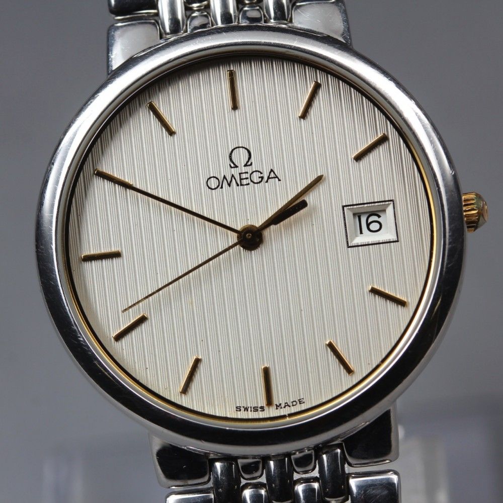 稼働品】OMEGA デ・ヴィル 396.1012 Cal.1430 シルバー／ゴールド 