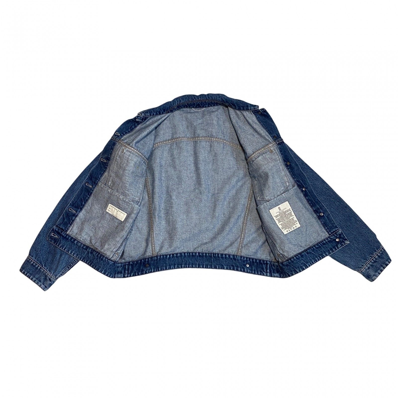 美品 ブルネロクチネリ BRUNELLO CUCINELLI レディース Gジャン デニム 