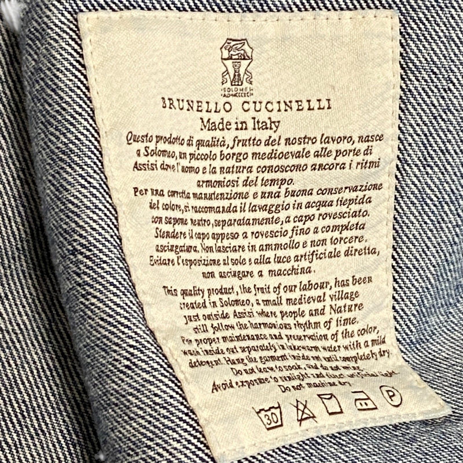 美品 ブルネロクチネリ BRUNELLO CUCINELLI レディース Gジャン デニム 