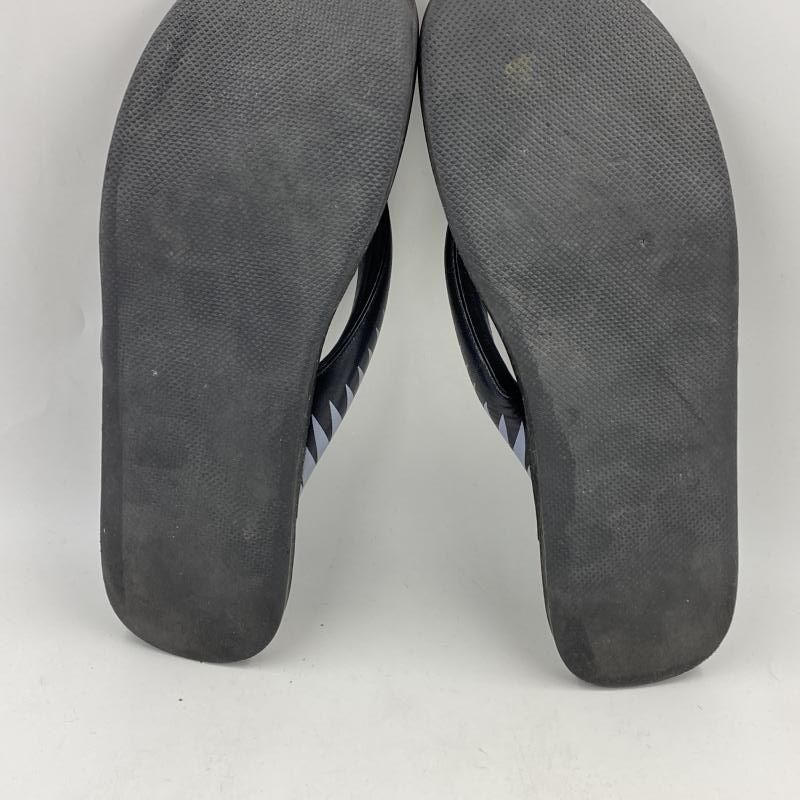 中古】UNDERCOVERISM 04ss Languid期 GIZ柄 レザーサンダル ブラック
