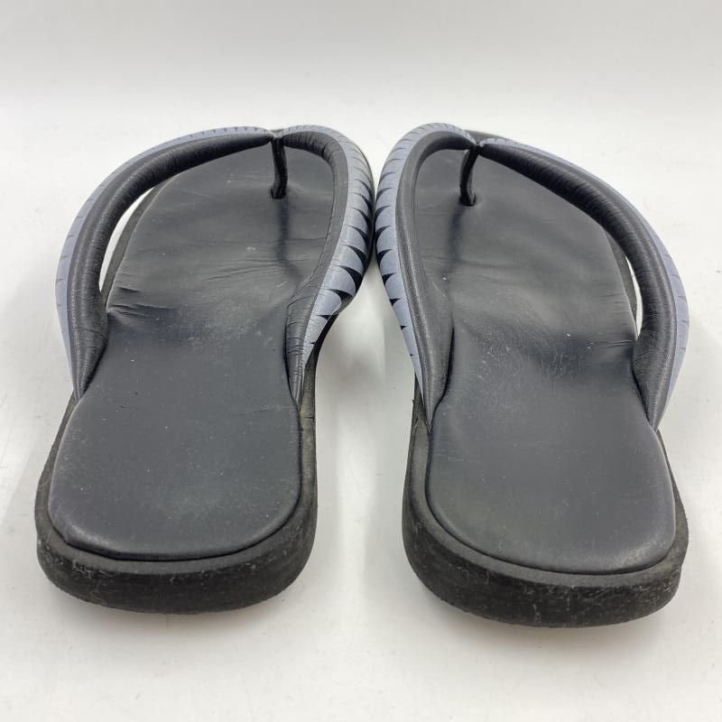 中古】UNDERCOVERISM 04ss Languid期 GIZ柄 レザーサンダル ブラック