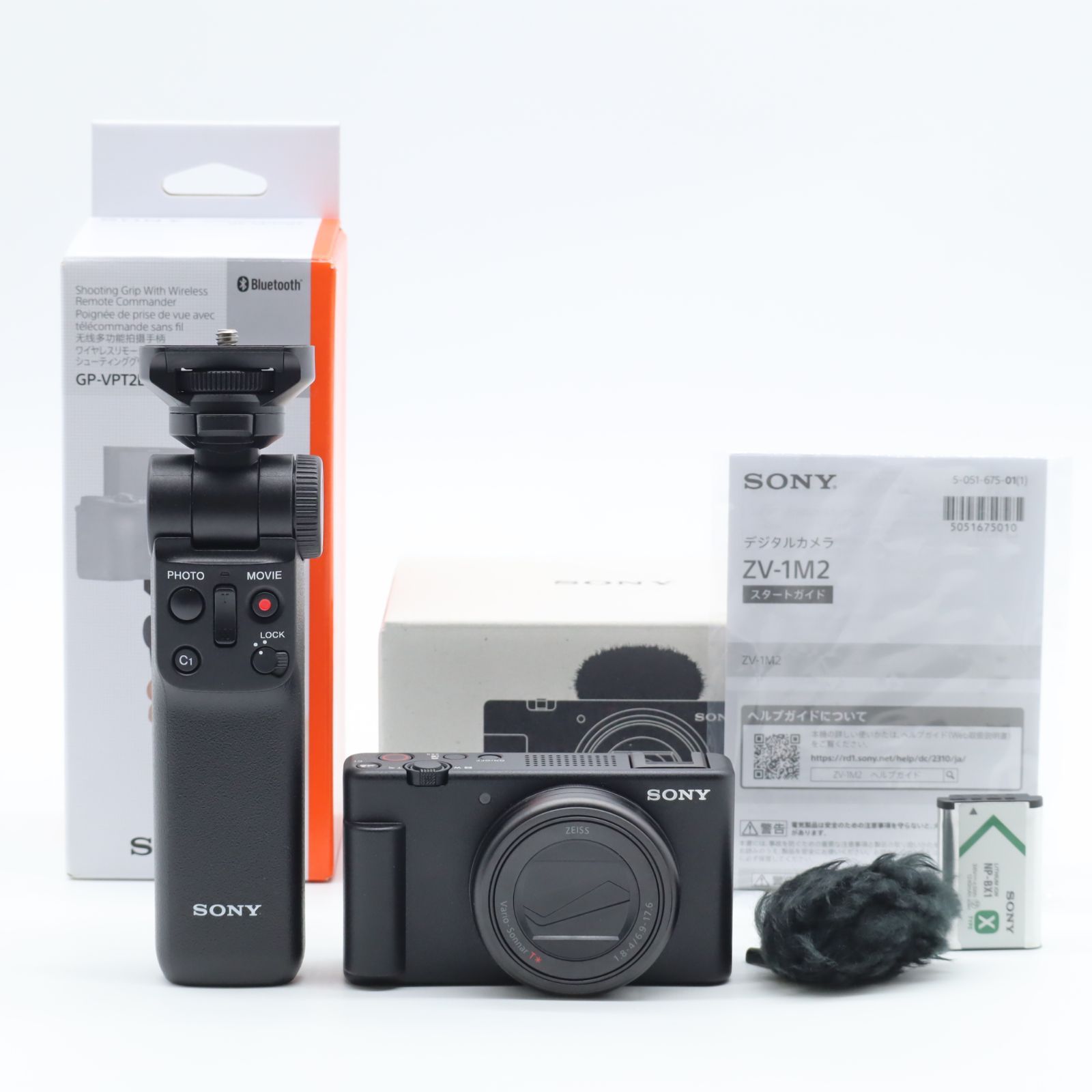 中古】SONY ZV-1 ブラック シューティンググリップ付き 【公式通販】