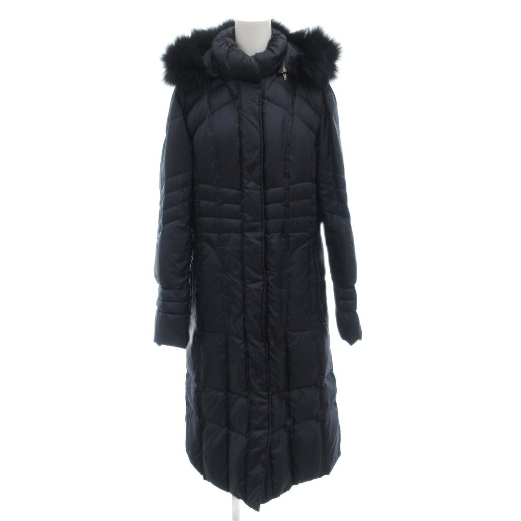 トランスワーク TRANS WORK ダウンコート ロング ジップアップ フード