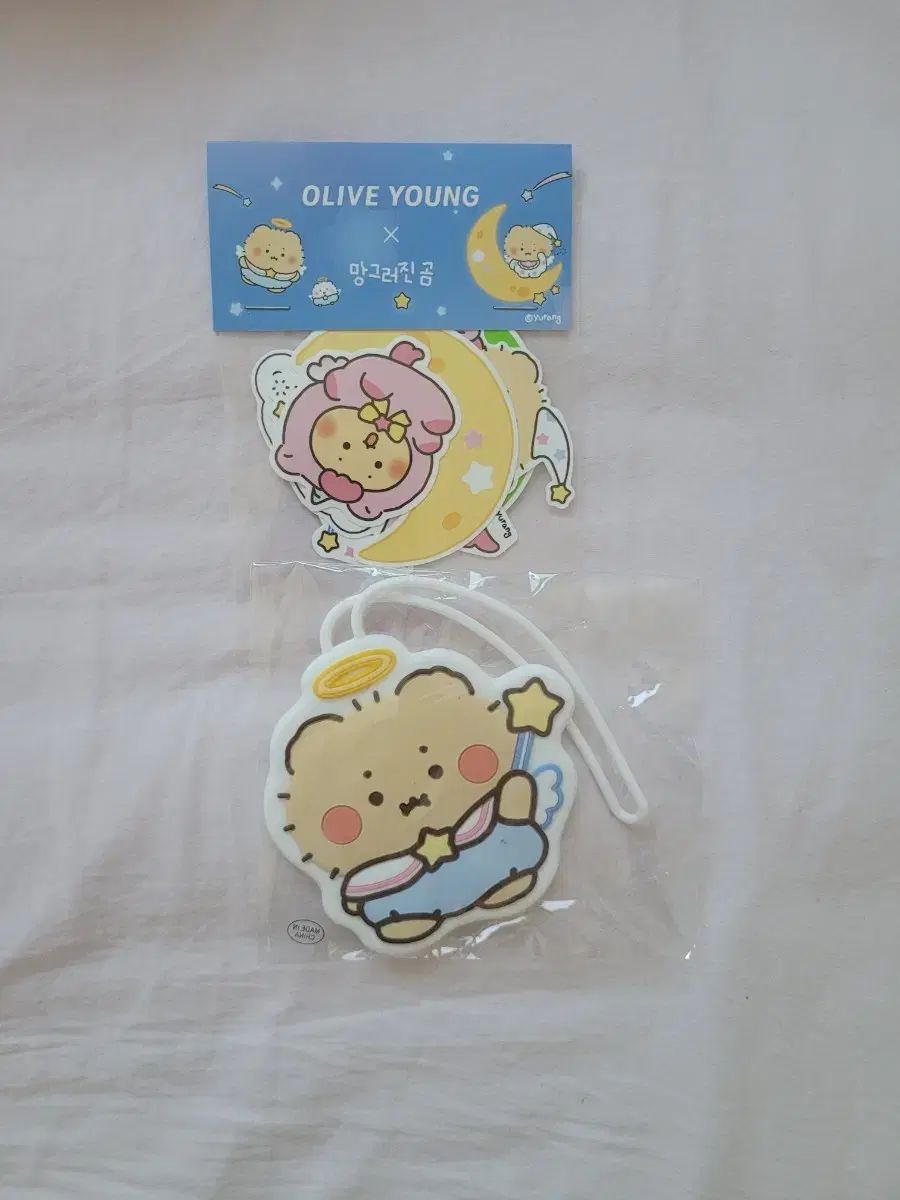 壊れたクマ アビブ コラボ ラゲージタグ ステッカー