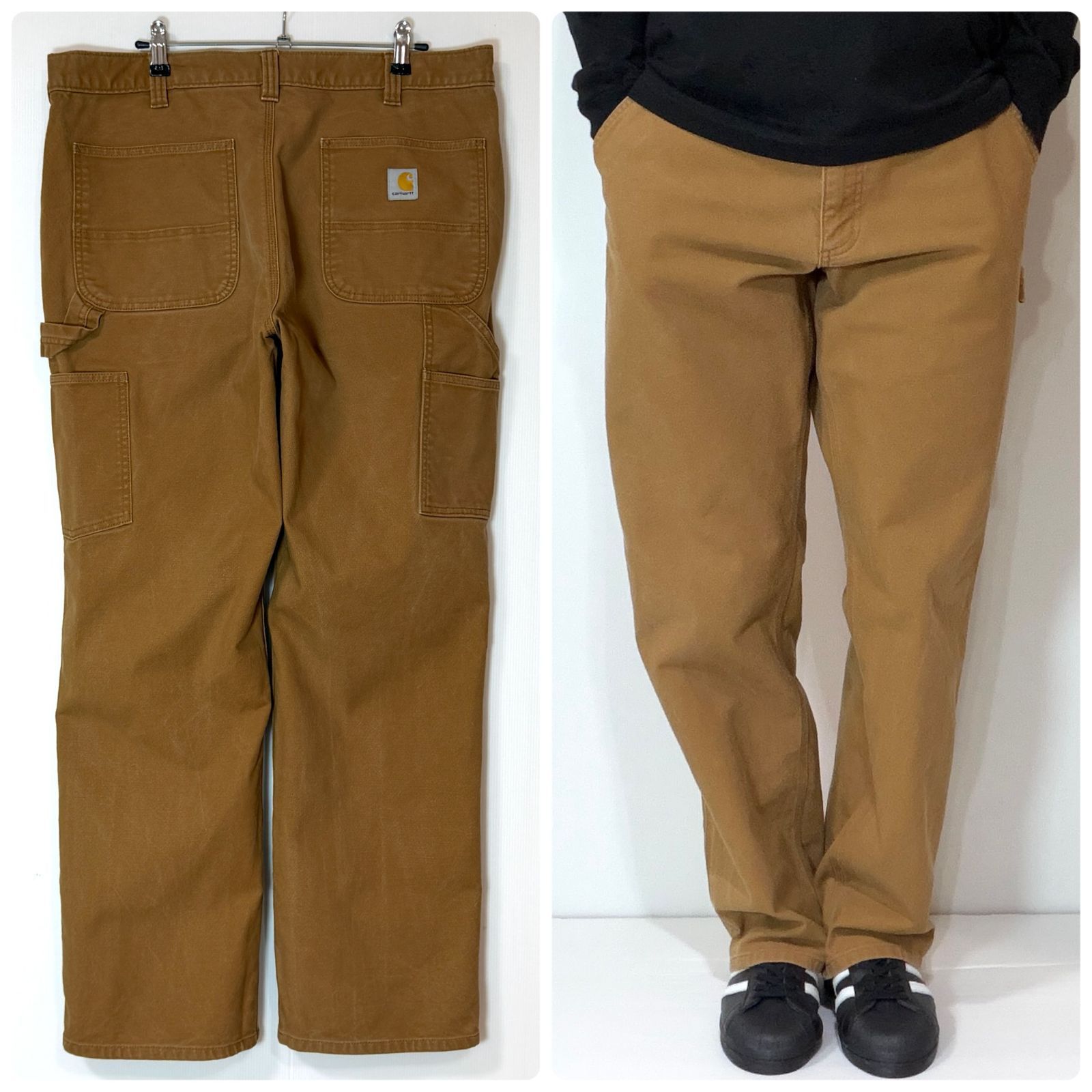 美品 Carhartt カーハート ダック地 ワークパンツ メンズW42 古着