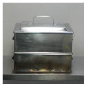 業務用 18-8 ステンレス 角蒸し器 1段 36cm 蒸器 W380D450H340mm 内寸