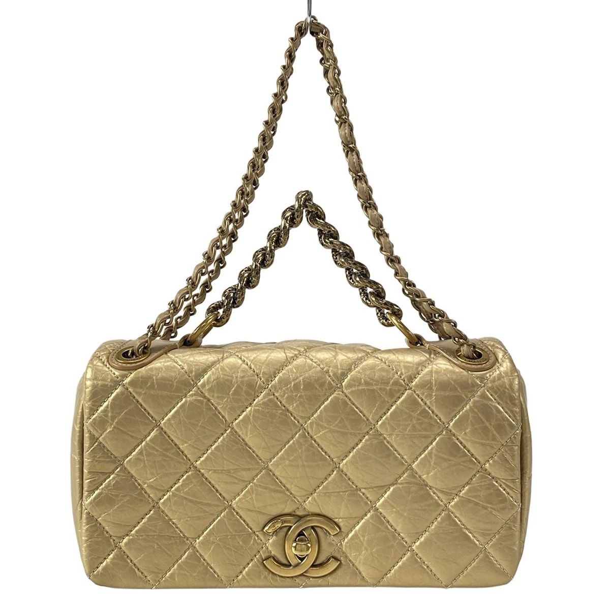 シャネル CHANEL ショルダーバッグ ゴールド金具 ヴィンテージ 【公式