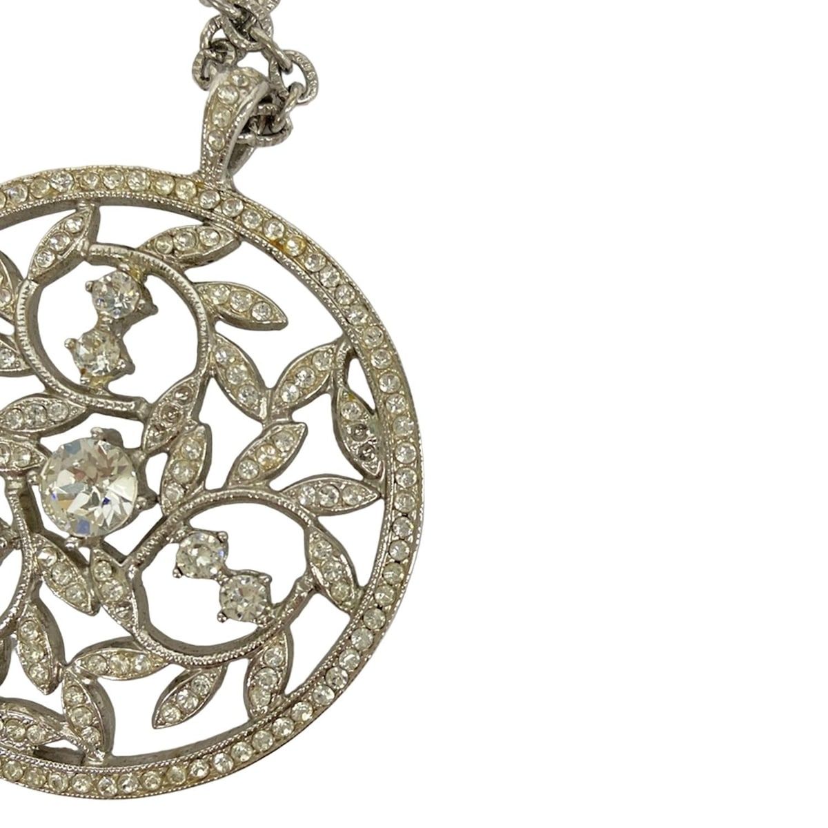 FOXEY(フォクシー) ネックレス - シルバー×クリア リーフ - メルカリ