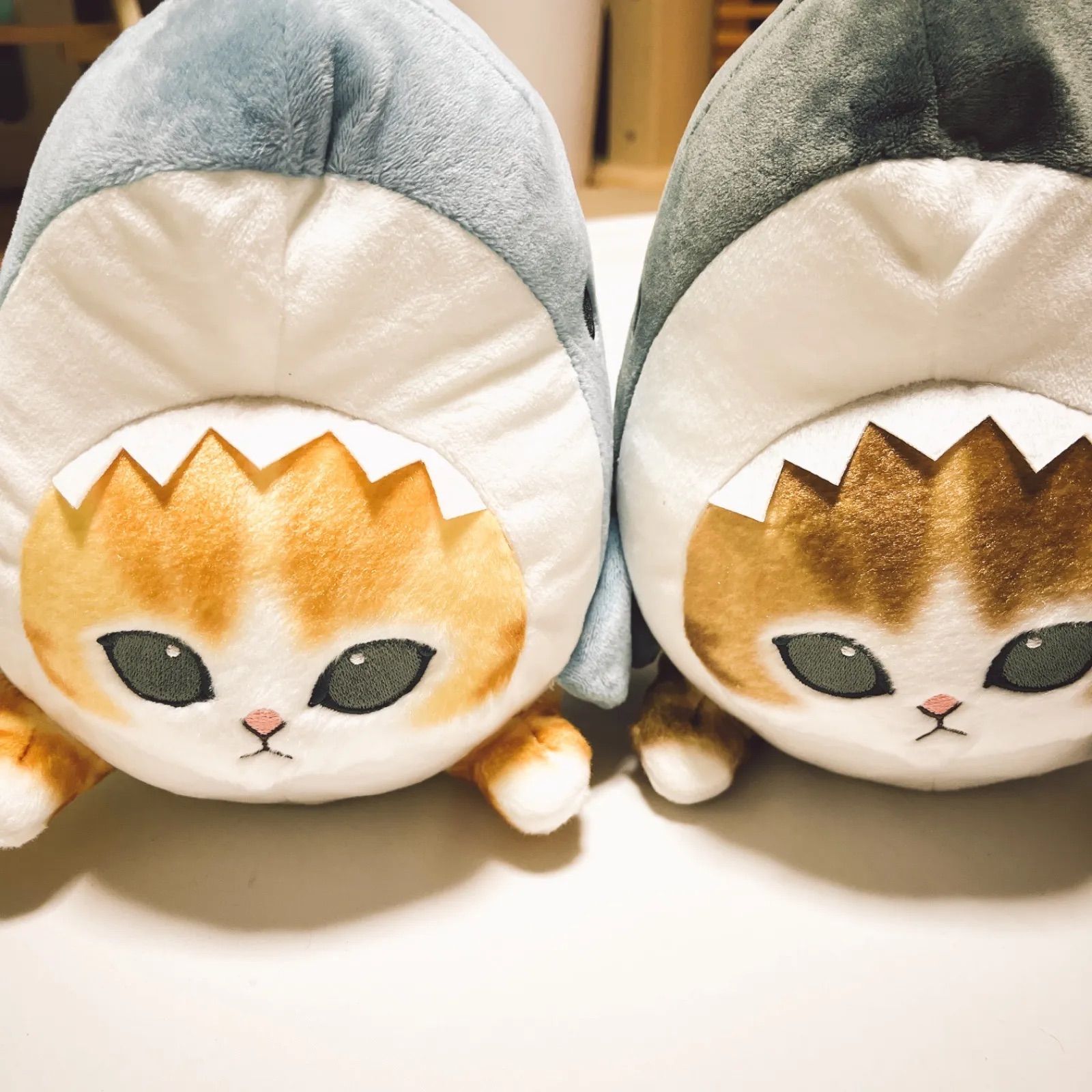 新品未使用》モフサンドmofusand サメにゃんくてんこBIG ぬいぐるみ 2