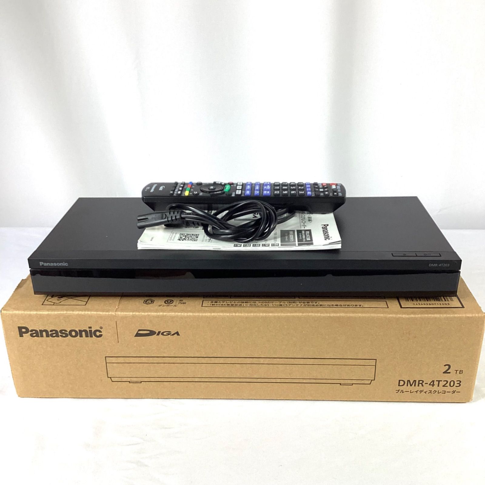 ブルーレイレコーダー パナソニック DMR-4T203 2TB 0 - | 4Kディーガ