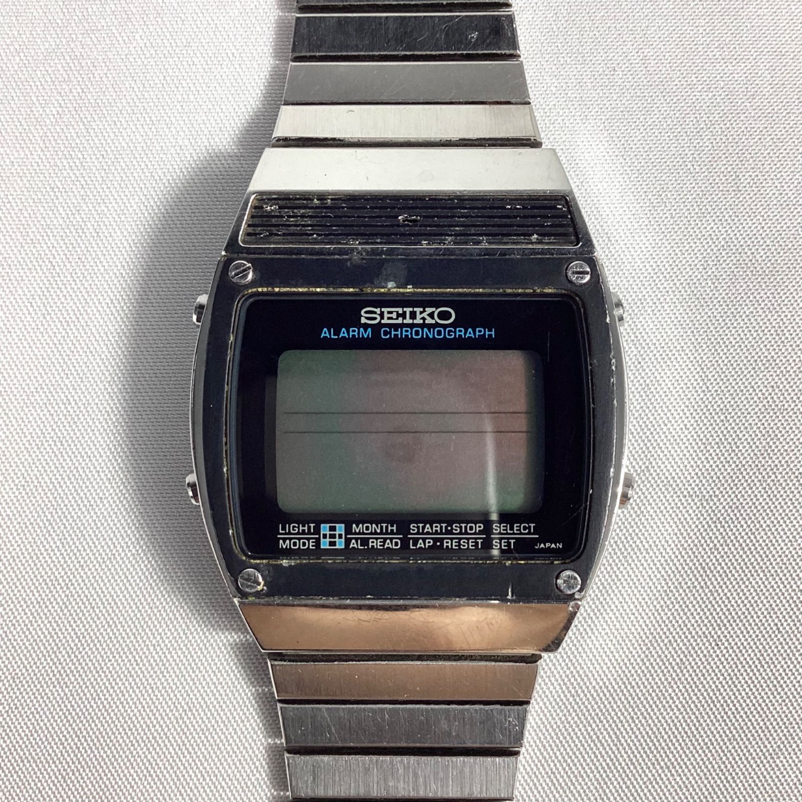 SEIKO セイコー A359-4000 ヴィンテージ 80s デジタル腕時計 動作