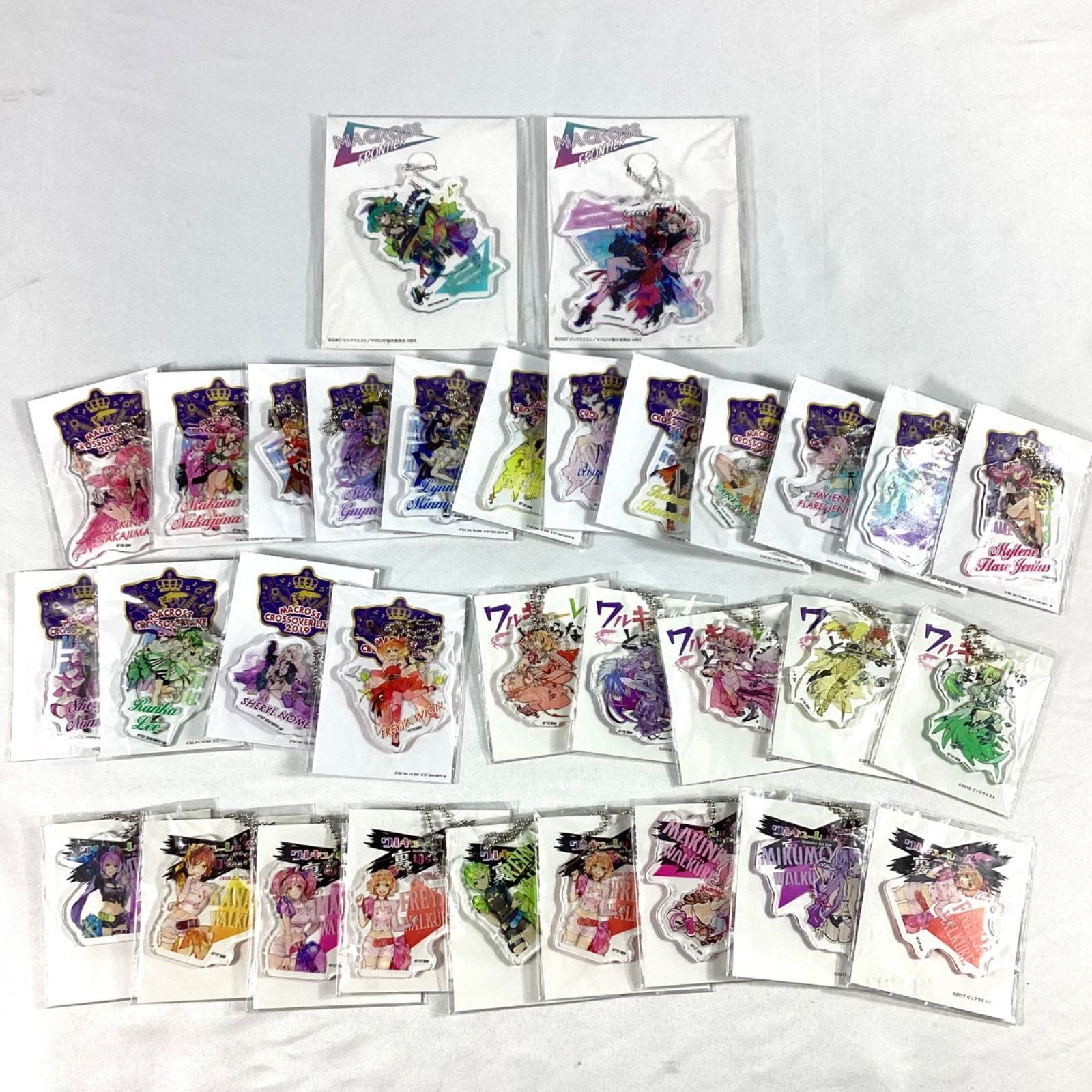マクロス アクリルキーホルダー コレクション まとめ 32点 - メルカリ