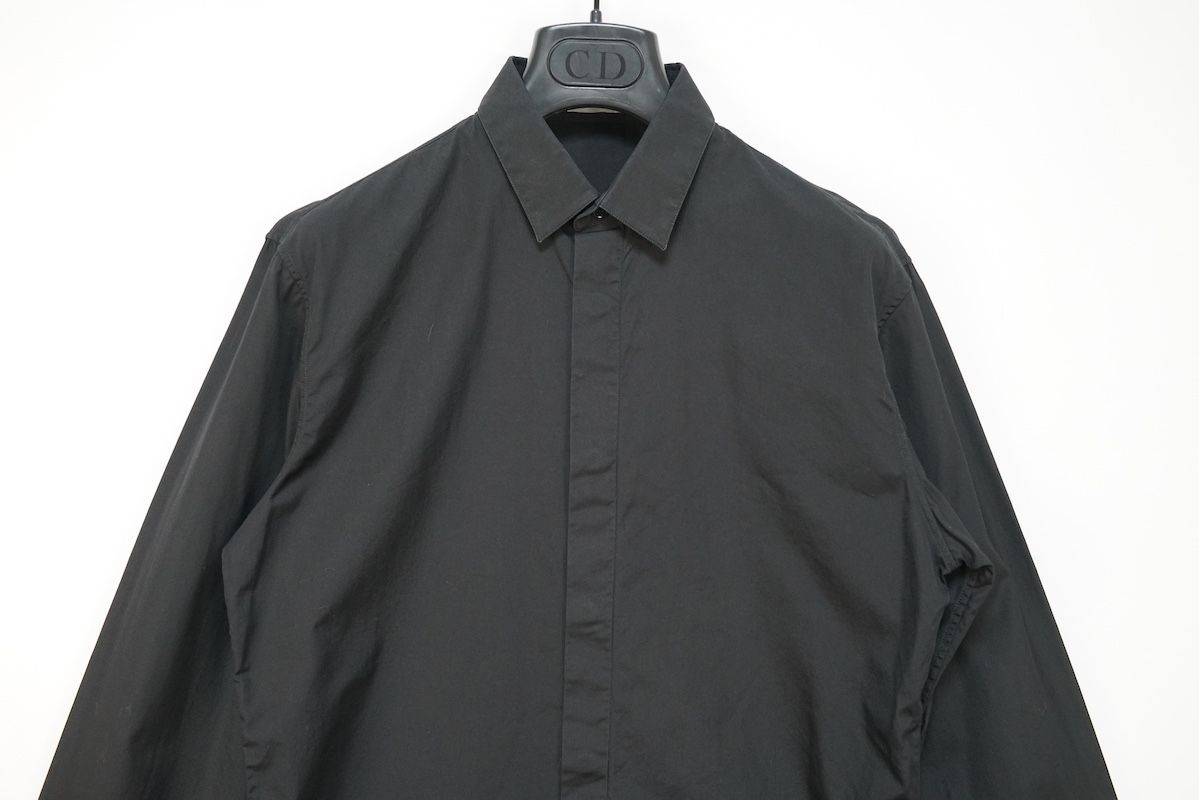 DIOR HOMME ディオール オム 長袖 コットン シャツ ドレスシャツ Bee
