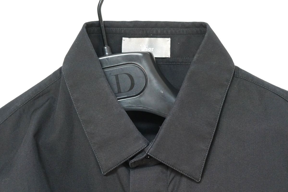 DIOR HOMME ディオール オム 長袖 コットン シャツ ドレスシャツ Bee