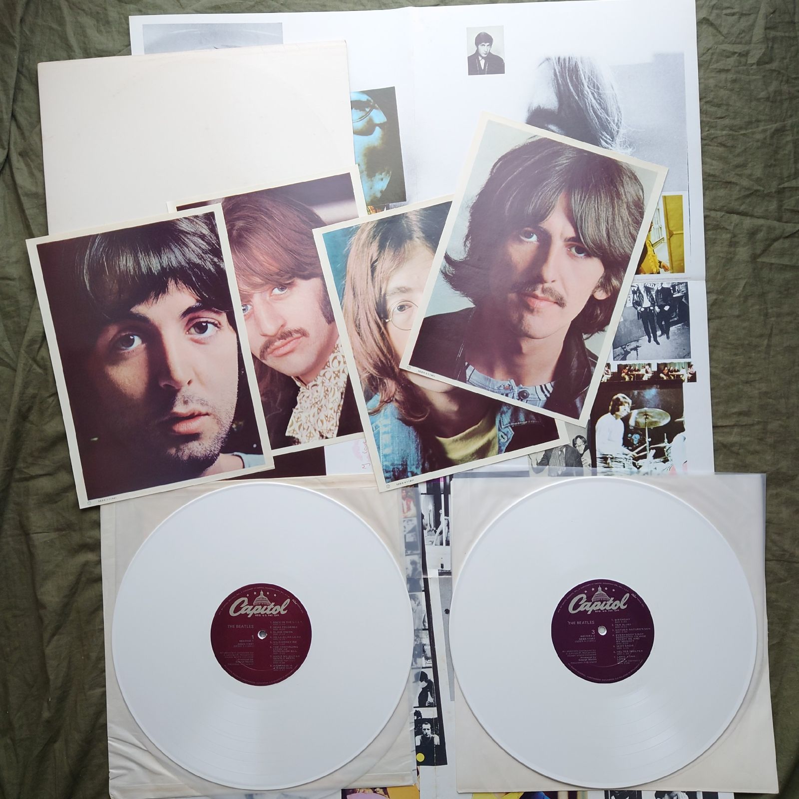 傷なし美盤 激レア 白盤 1978年 米国盤 2枚組カラーLPレコード The