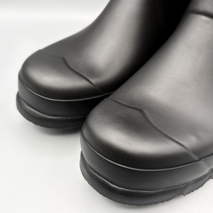 HUNTER レインブーツ ブラック UK8/JP27cm メンズオリジナルショート