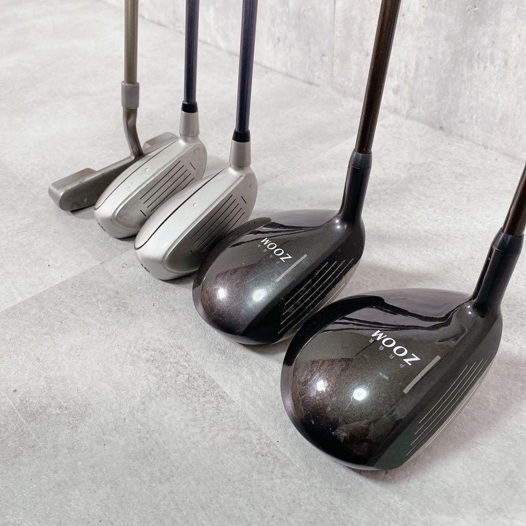 T256 PRGR ゴルフクラブ メンズ フルセット 12点 初心者 黒 プーマ T256 PRGR ゴルフクラブ メンズ フルセット 12点 初心者 黒 プーマ