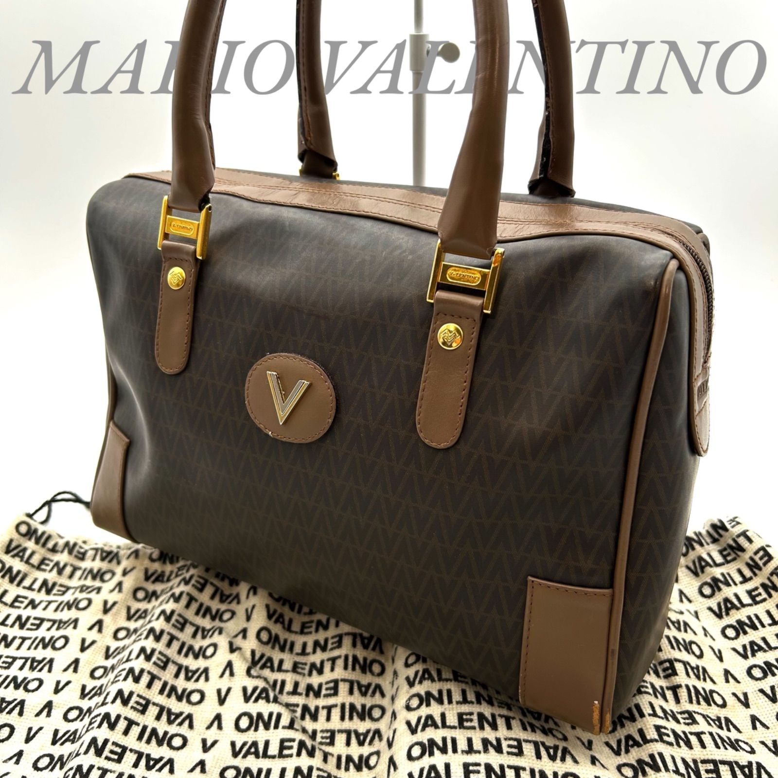 バレンティノ Vロゴ ボストンハンドバッグ MARIO VALENTINO 