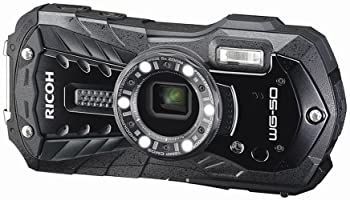 RICOH 防水デジタルカメラ RICOH WG-50 ブラック 防水14m耐ショック1.6 