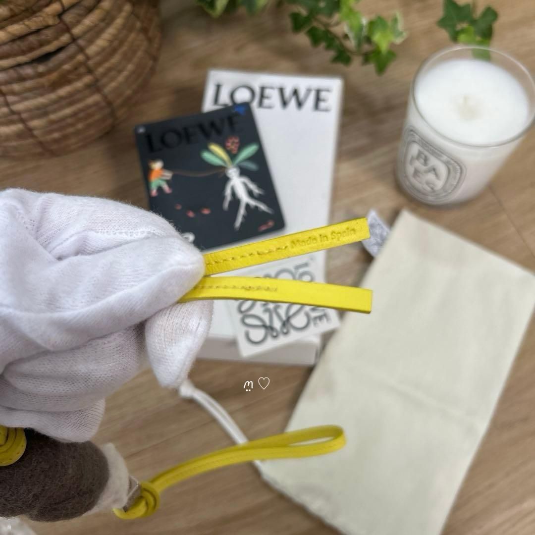 LOEWEロエベ スナフジタ ラッコチャーム キーホルダー バッグチャーム