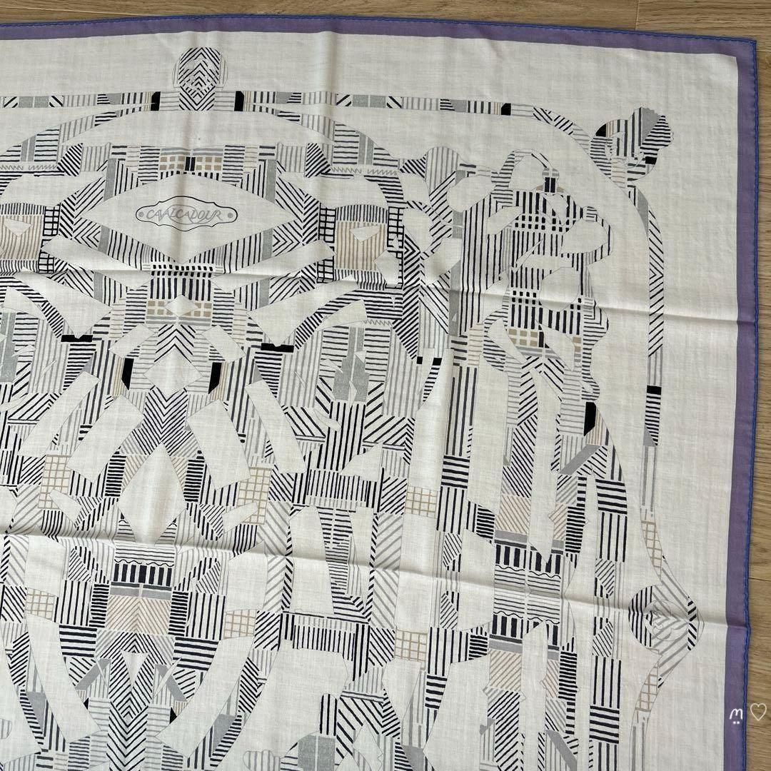 HERMESエルメス カレ140ジェアン カヴァルカドゥールモーニング