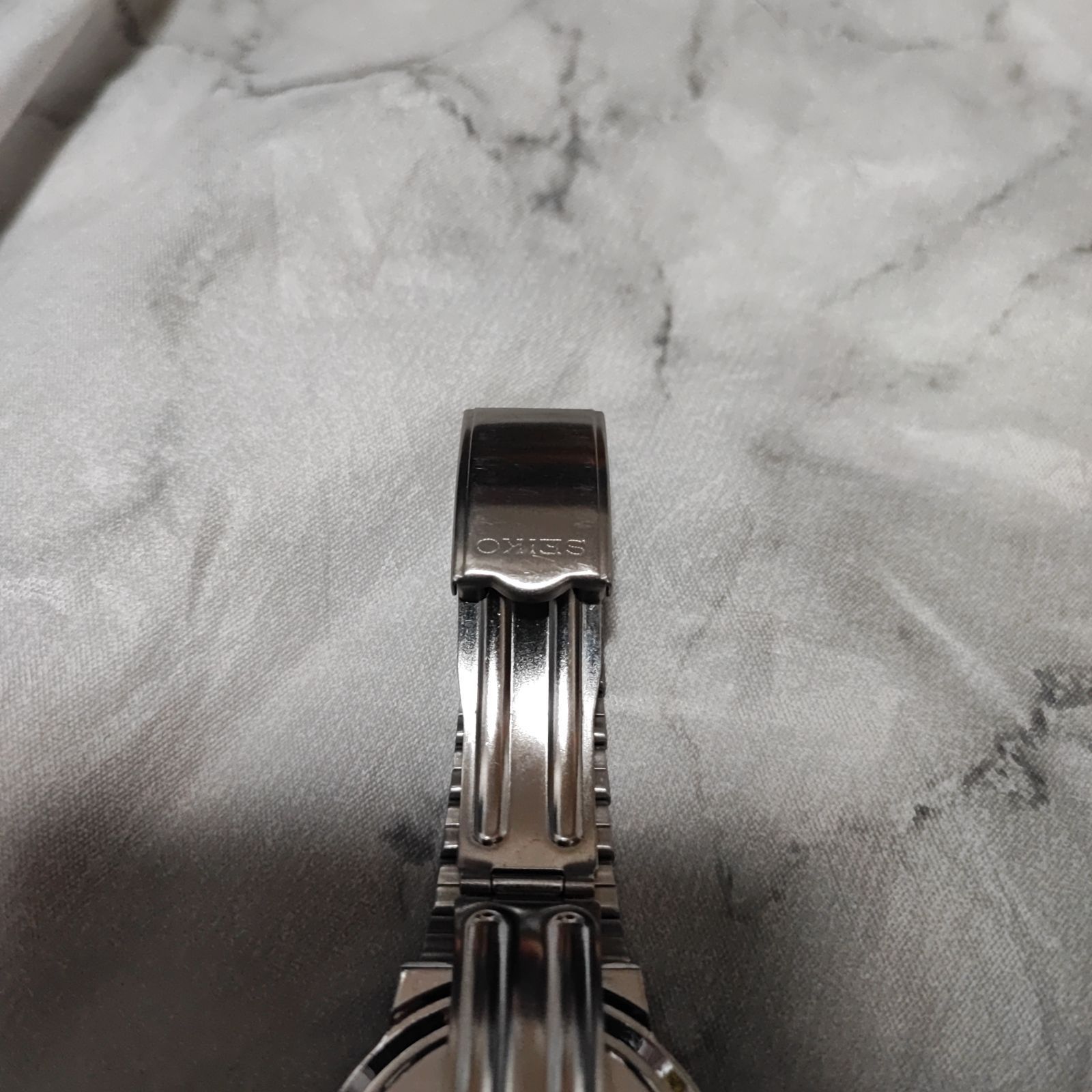 稼働品/美品】SEIKO ソーラー 腕時計 5Y75-1A10 90s～00s 5Y75-1A10 