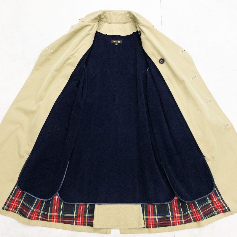 Drawer ドゥロワー トレンチコート チェック柄 ライナー付き ベルト