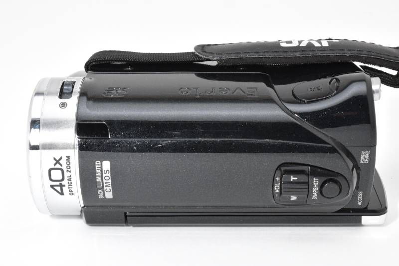 実用光学美品 箱あり】JVC Everio GZ-E180 黒 ブラック ビデオカメラ
