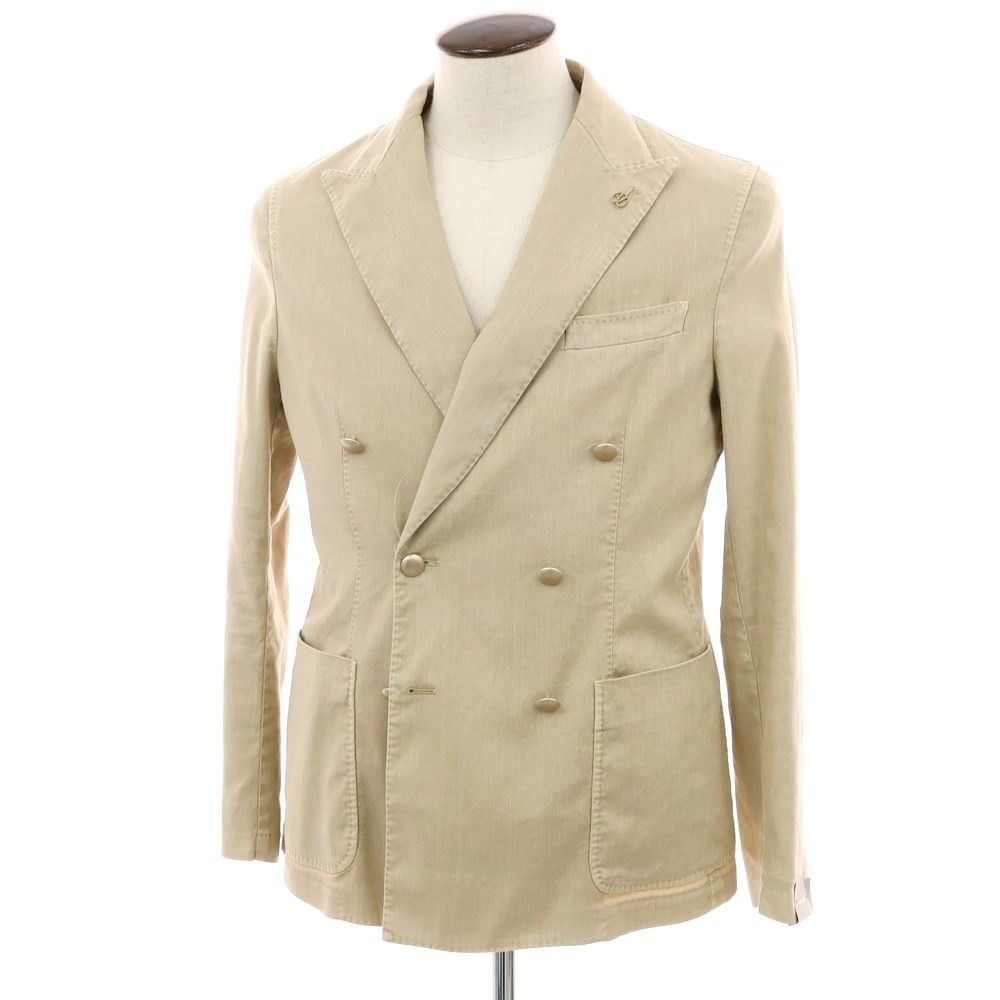 新品】パオローニ PAOLONI ストレッチ リネンコットン ダブル6B 