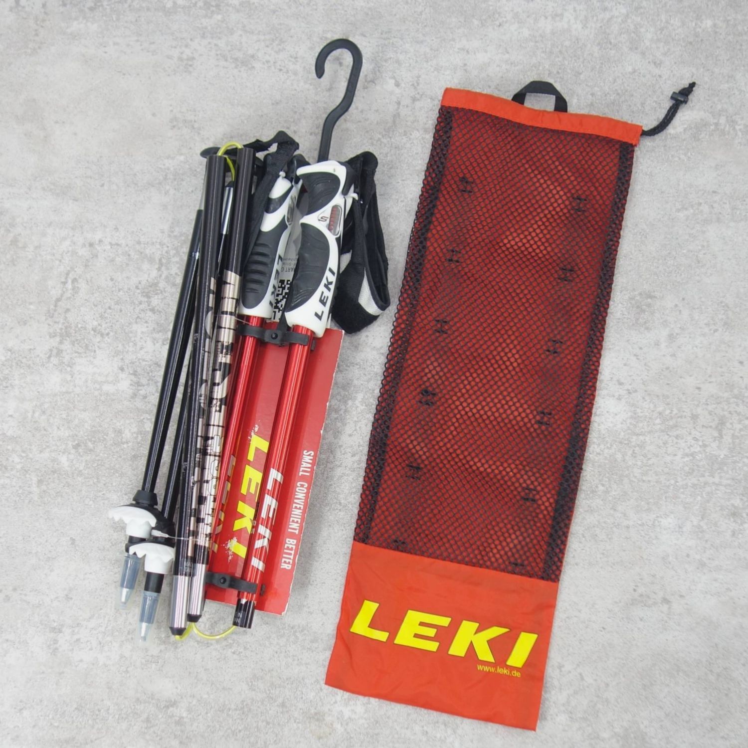 LEKI アルパイン スキー ストック 未使用 レキ LEKI Alpine Stick SMALL CONVENIENT BETTER アルパイン