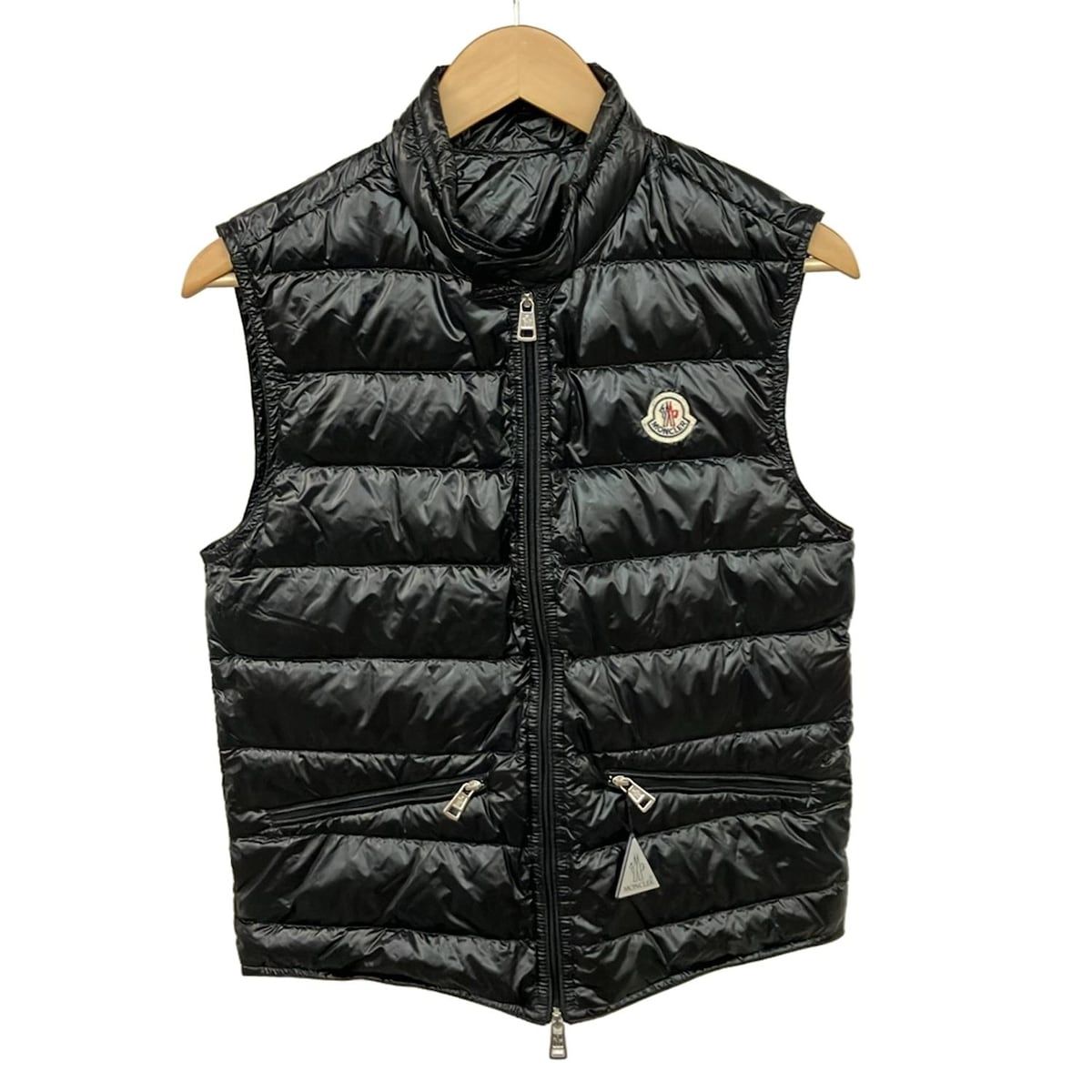 MONCLER(モンクレール) ダウンベスト サイズ0 XS メンズ美品 GUI(ギー