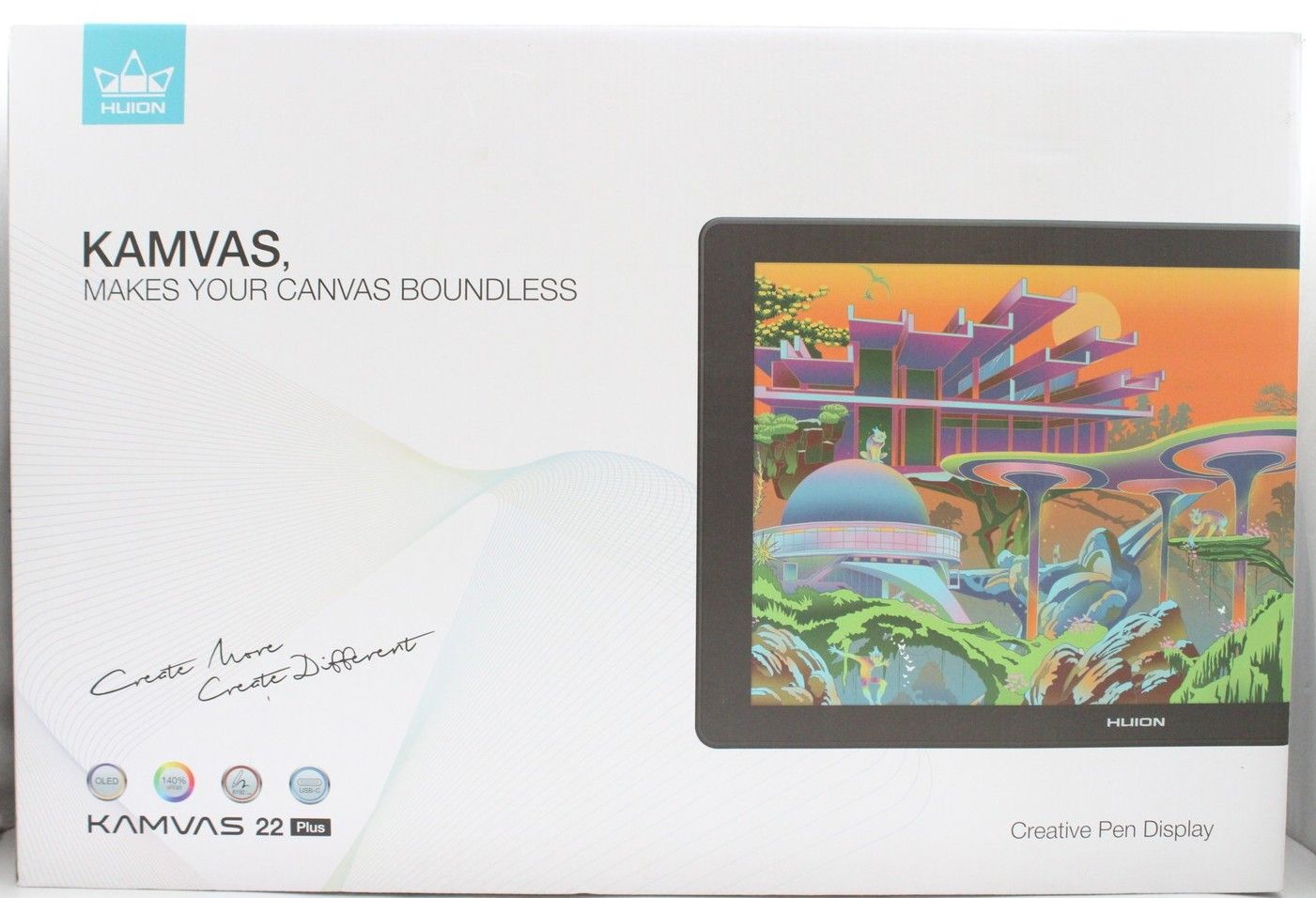Huion HUION 液タブ Kamvas 22 Plus 21.5インチ GS2202 液晶ペン 