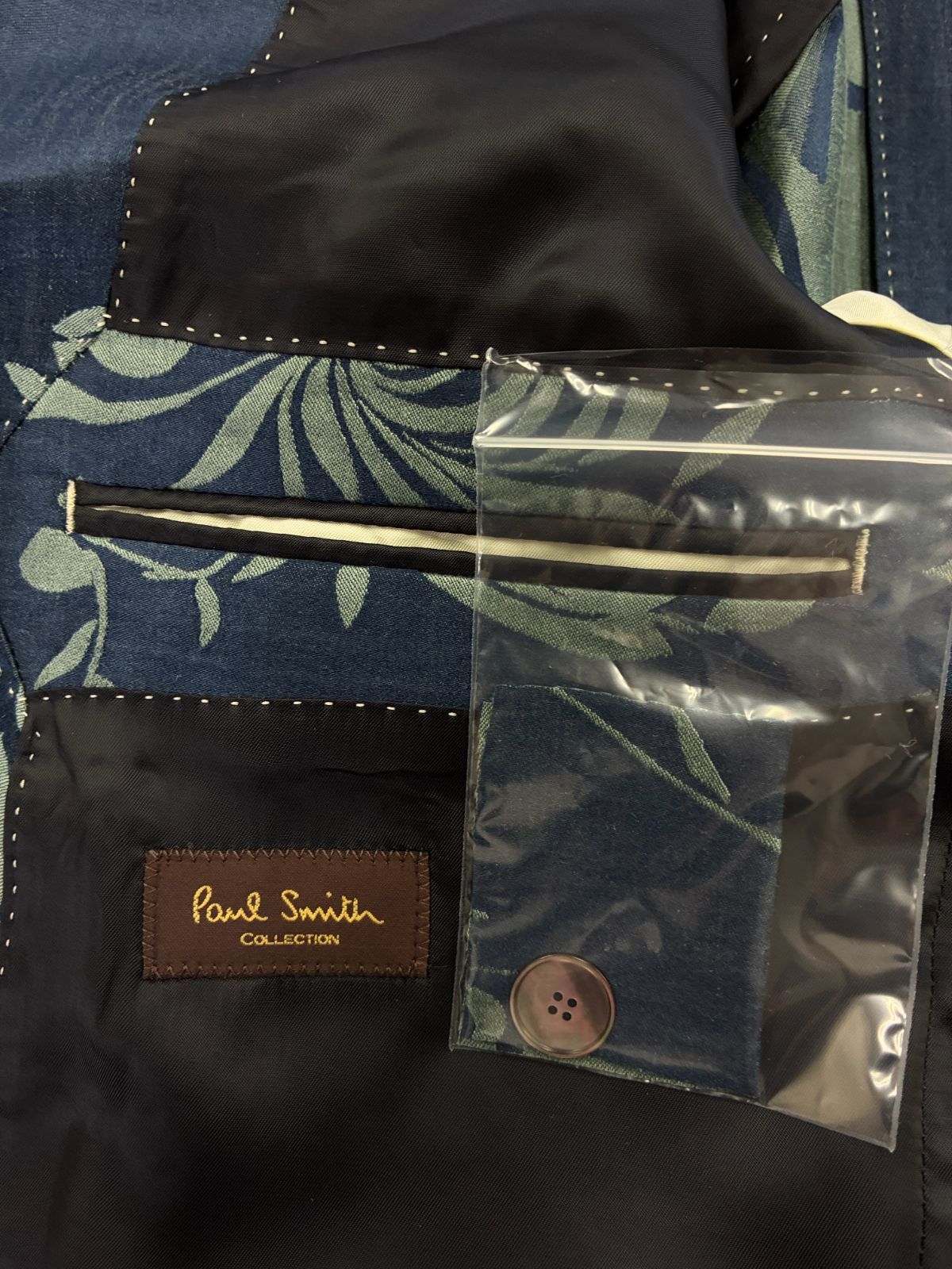 未使用】Paul Smith COLLECTION ポールスミス コレクション 麻シルク