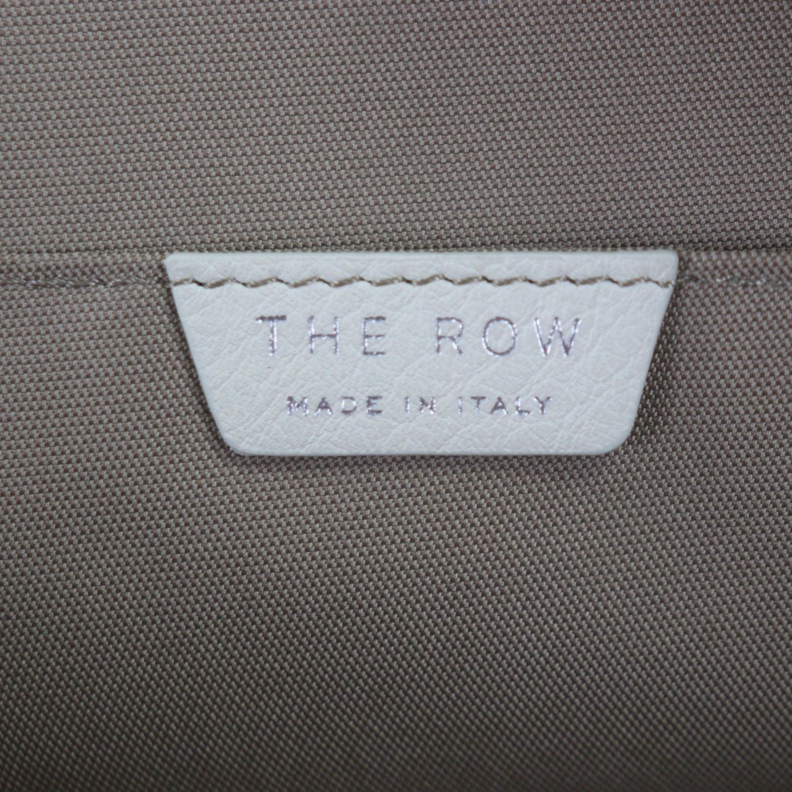 極美品▽THE ROW ザロウ レザー ロゴ入り ポーチ セカンドバッグ 