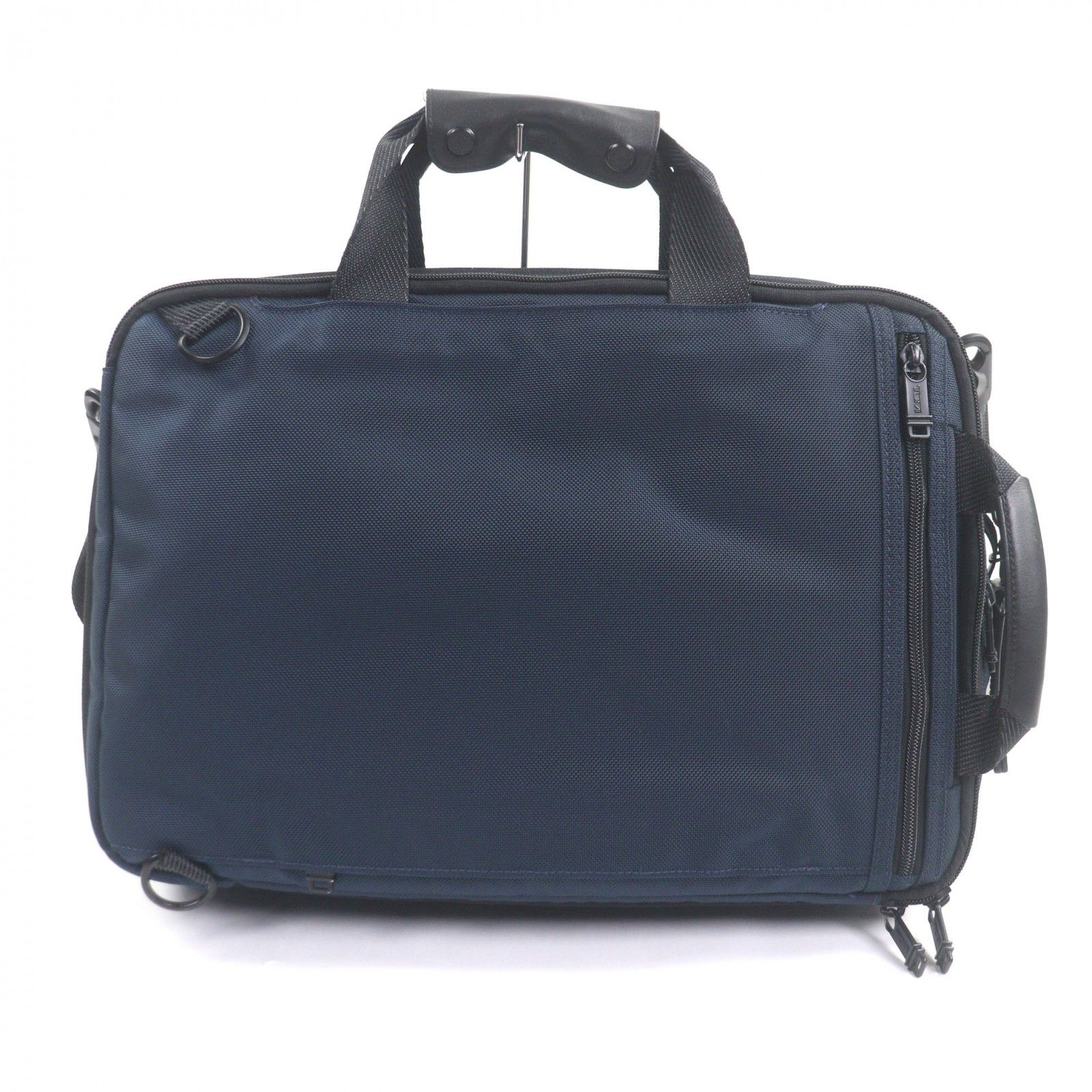 美品▽TUMI トゥミ 232308NVY BRAVO ALPHA ナイロン レザー 緩衝材入り 
