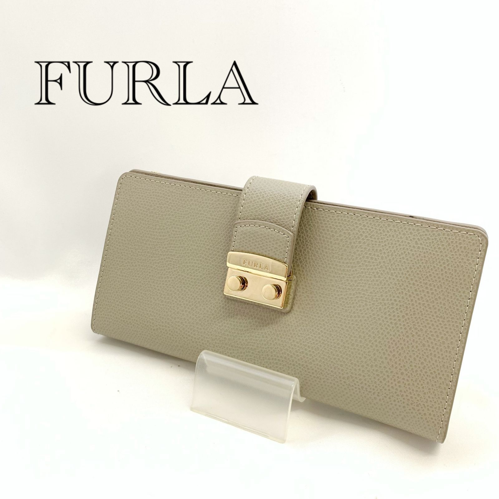 FURLA フルラ メトロポリス ロング ウォレット 長財布 二つ折り ライト 
