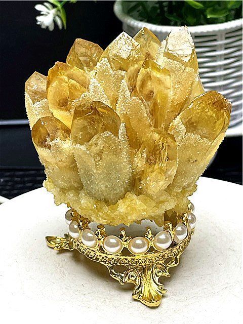 超綺麗☆パイナップル水晶クラスターB89D6/86D21C - メルカリ