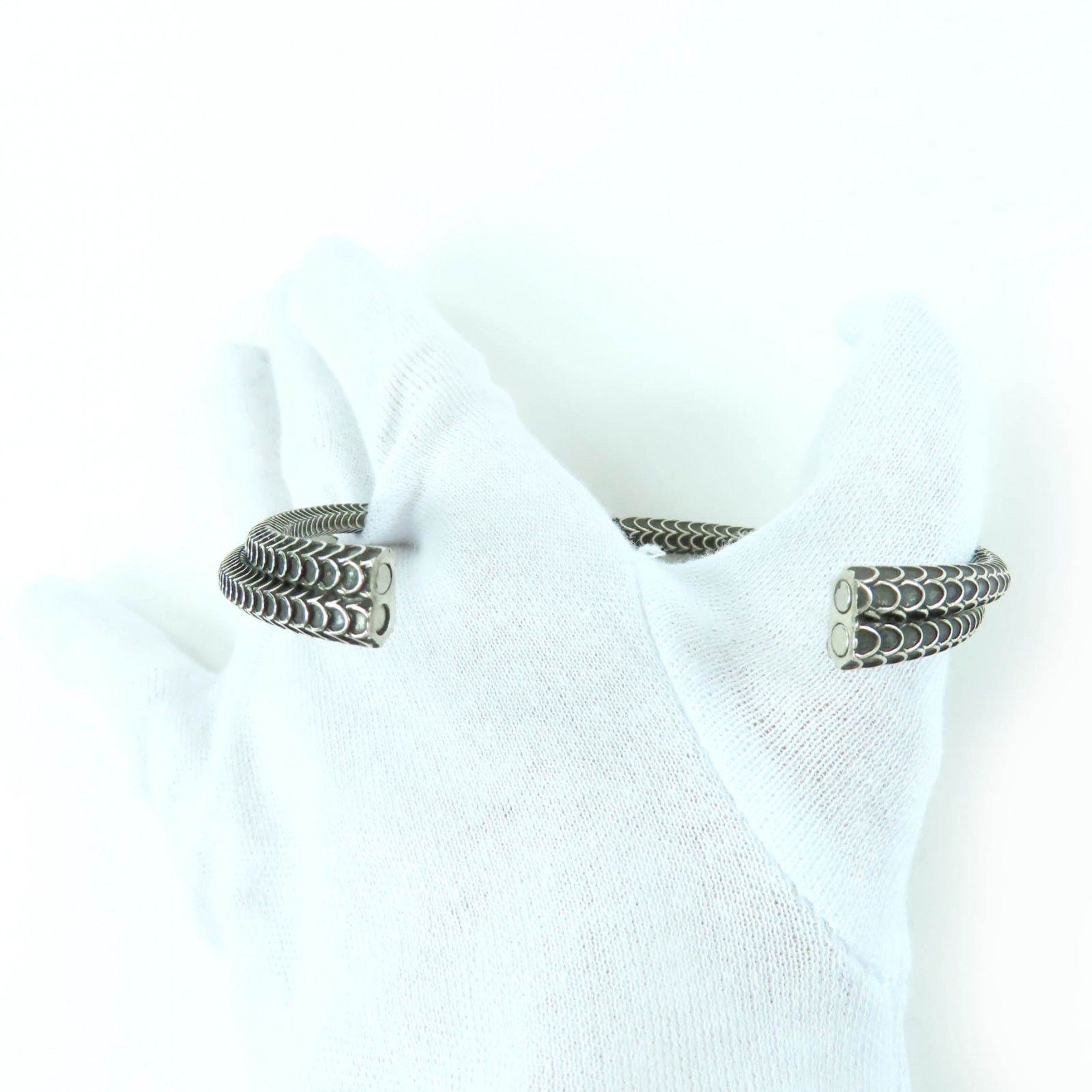 美品☆GUCCI グッチ AG925 ガーデンスネーク ブレスレット