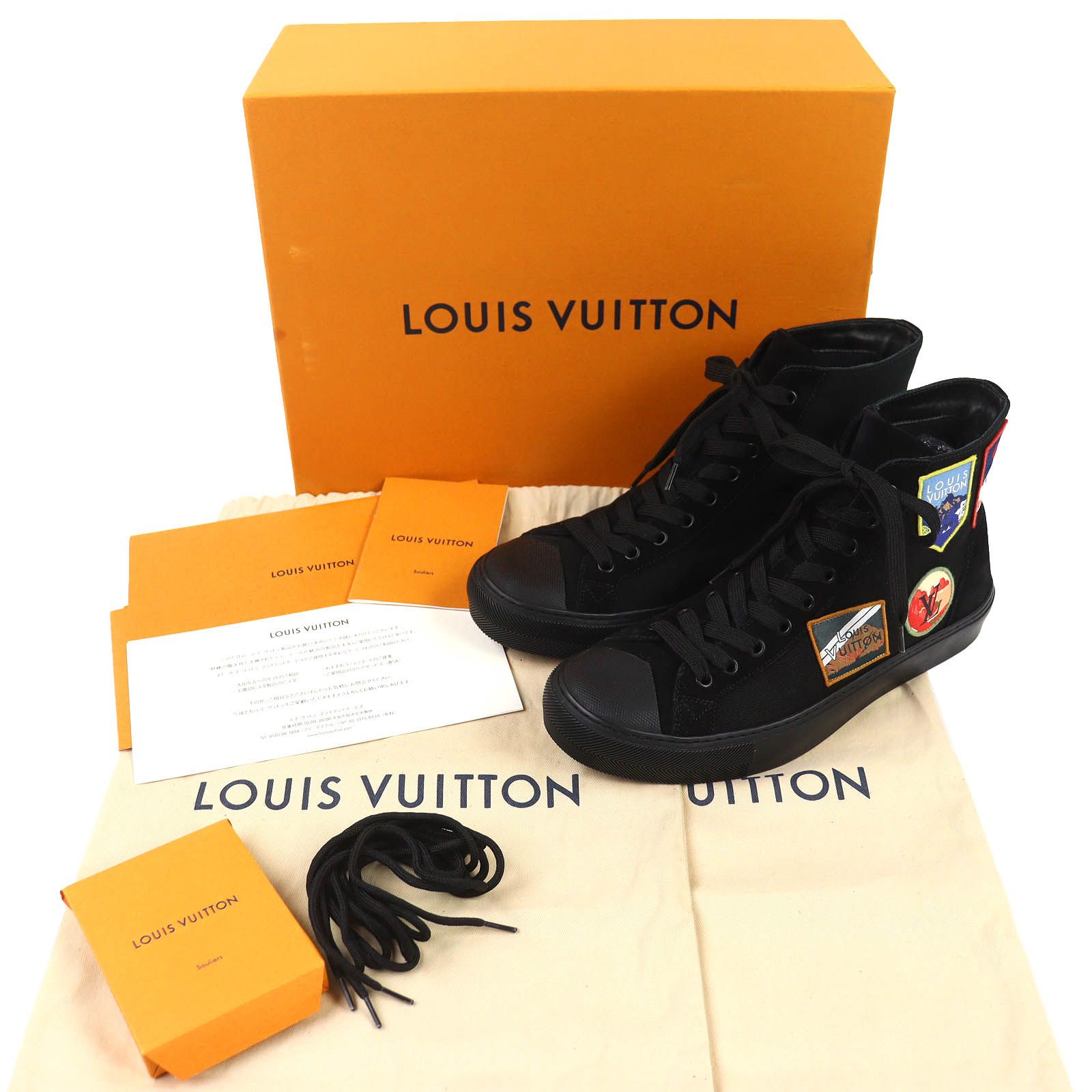 極美品△LOUIS VUITTON ルイヴィトン タトゥーライン キャンバス 