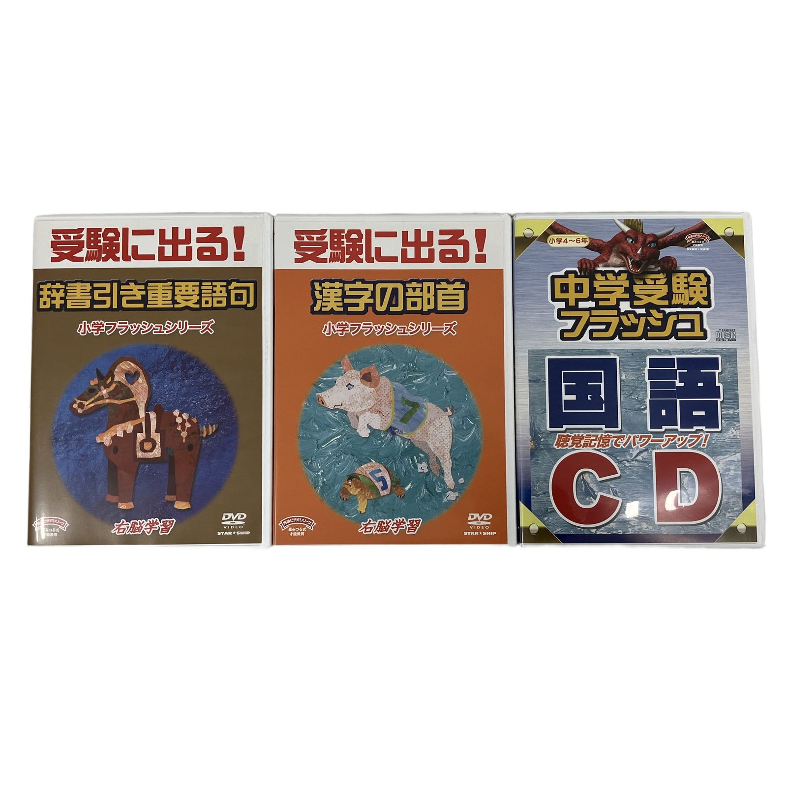 小学フラッシュシリーズ中学受験 秀逸フラッシュ 星みつる しちだDVD 