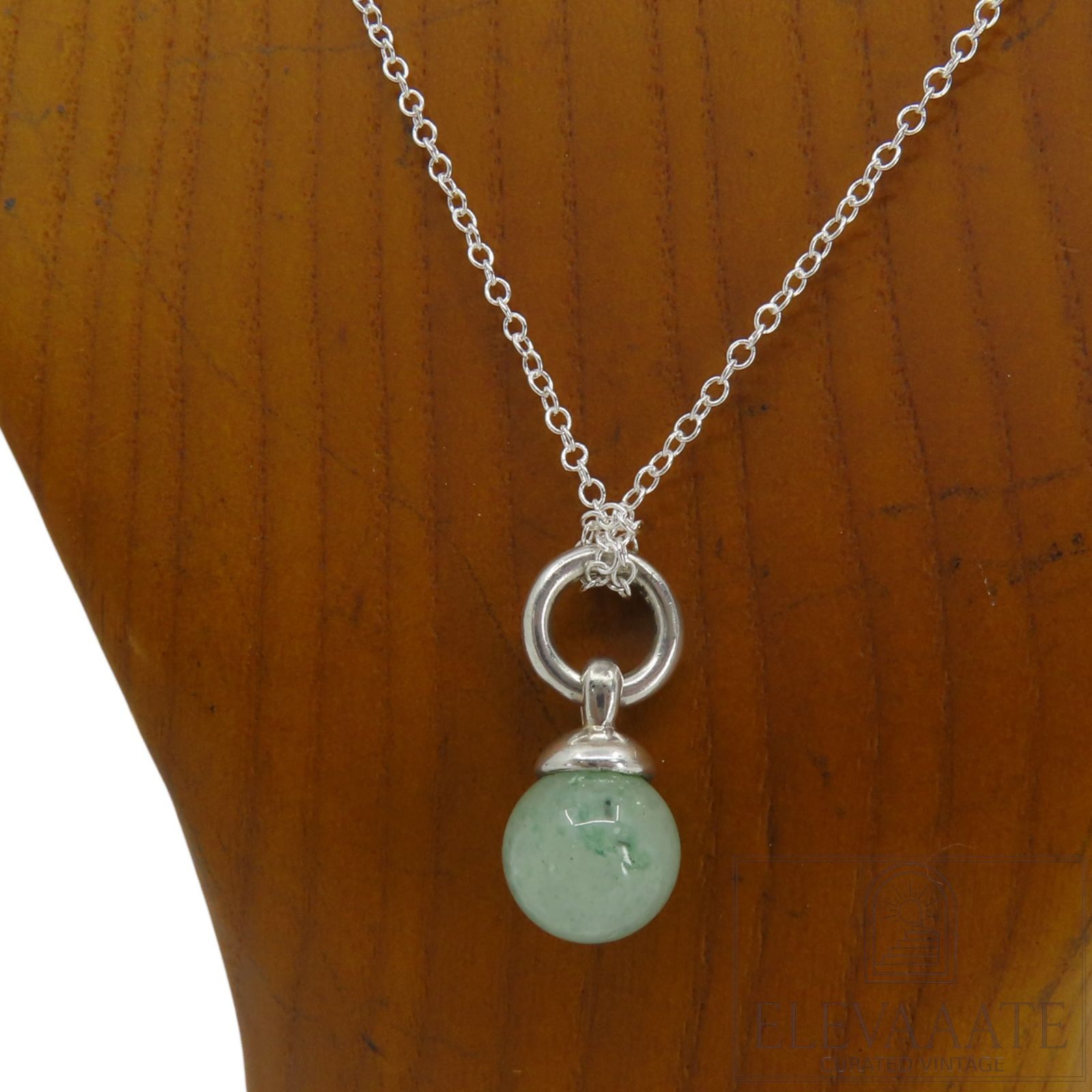 美品 Tiffany&Co. ヴィンテージ ティファニー ヒスイ シルバー