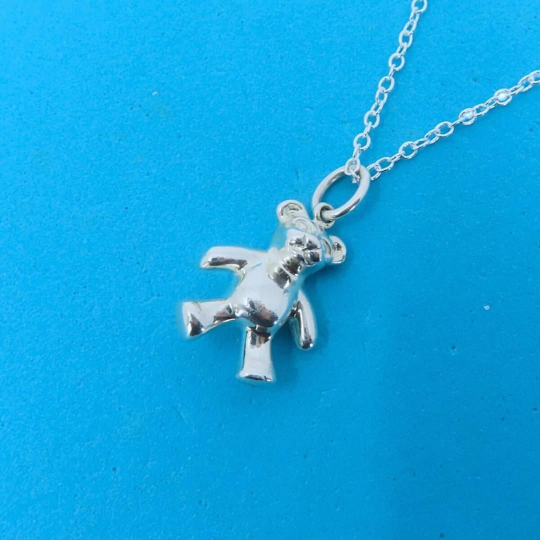 Tiffany&Co. ティファニー テディベア シルバー ネックレス SV925 クマ