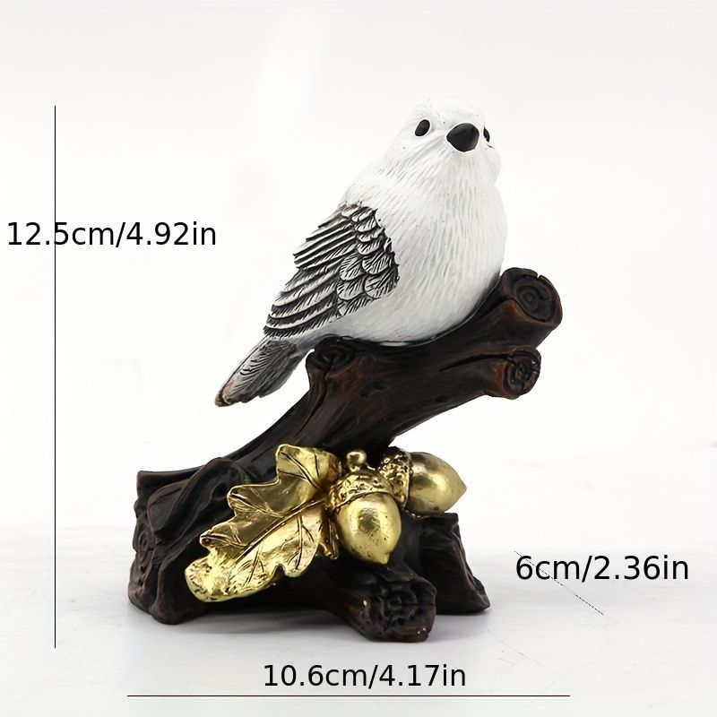 置物 枝に止まっている小鳥